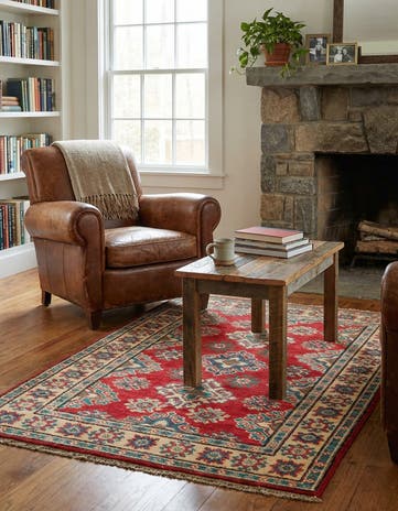 2' 8 x 4' Hand Knotted Kazak Rug
