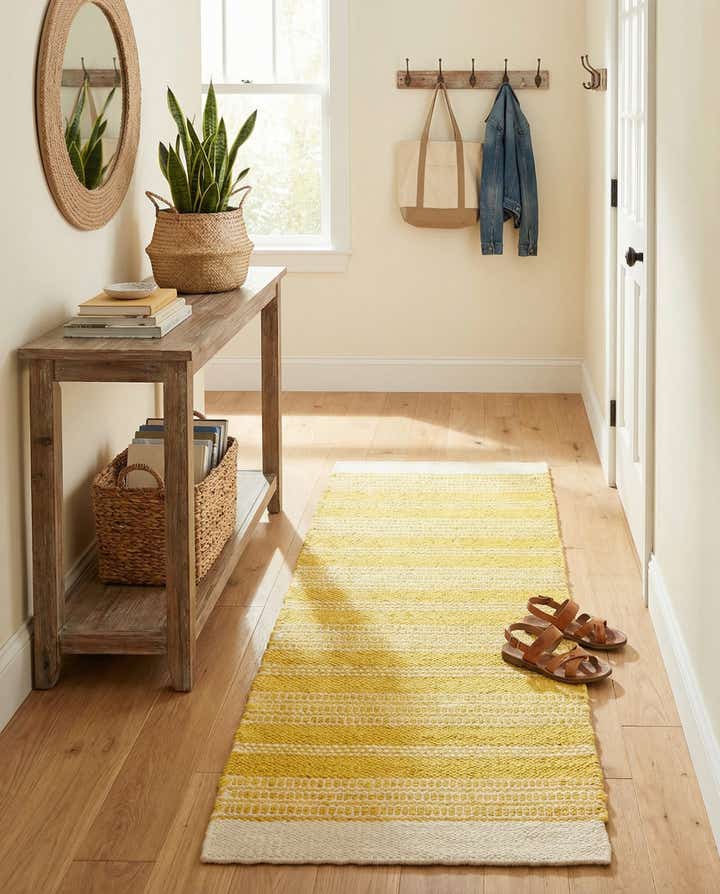 2' x 6' 1 Hand Woven Lariat Runner Rug
