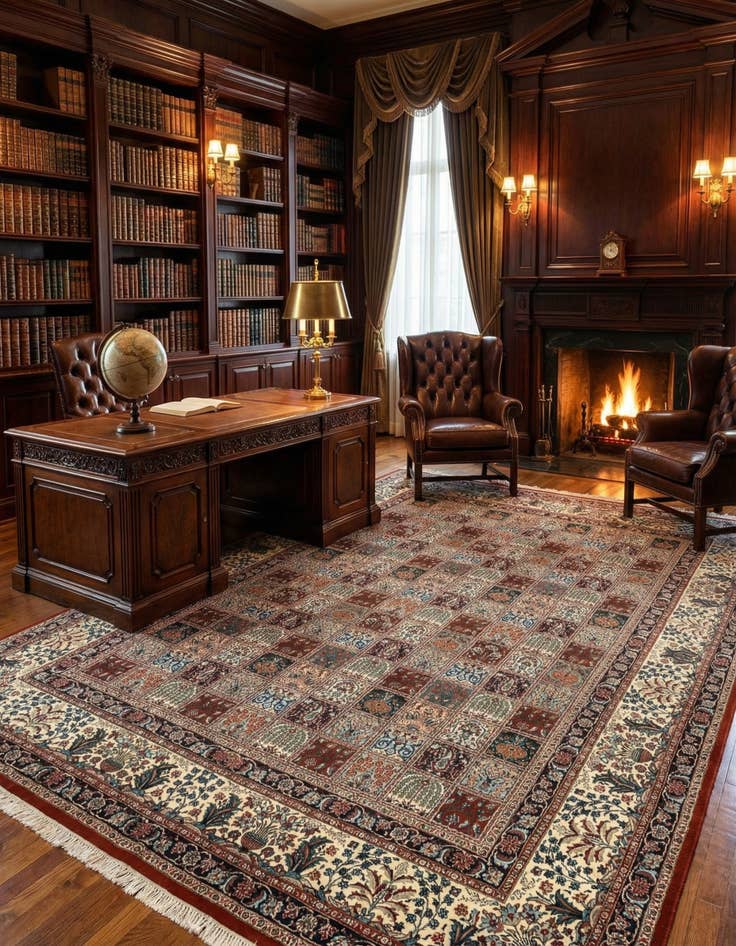 Detail image of  8' x 11' 4 Mood Wool Rug