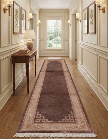 2' 10 x 11' 3 Hand Knotted Tibet Wool Runner Rug
