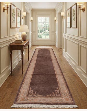 2' 10 x 11' 3 Hand Knotted Tibet Wool Runner Rug