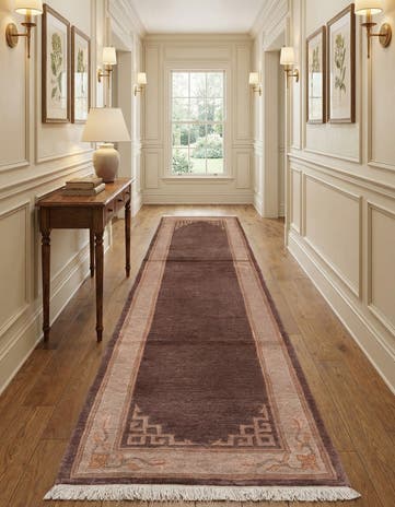 2' 10 x 11' 3 Hand Knotted Tibet Wool Runner Rug