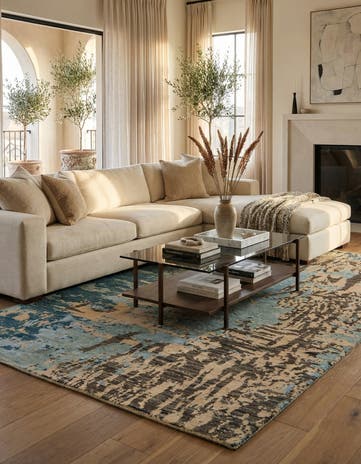 6' 1 x 9' 1 Hand Knotted Darya Rug