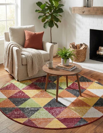 5' 3 x 5' 3 Valencia Round Rug