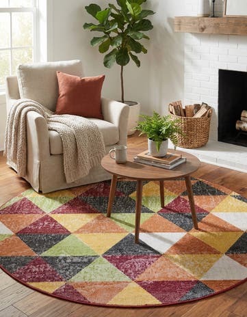 5' 3 x 5' 3 Valencia Round Rug