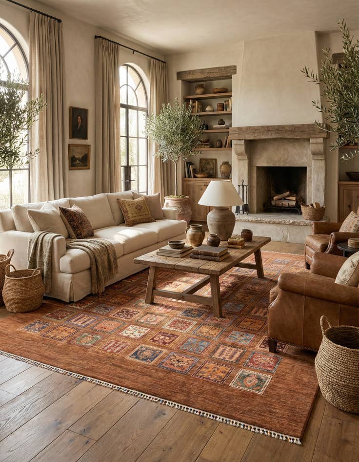 Detail image of 8' 5 x 11' 4  Hand Knotted Ariana Ziegler Rug