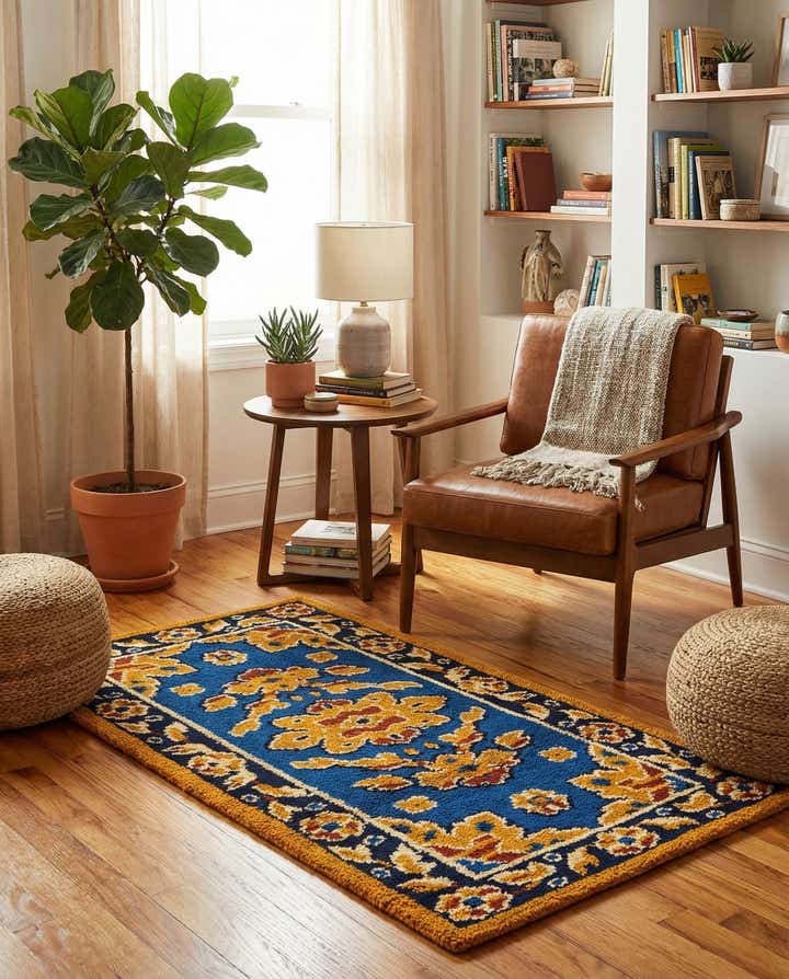3' x 5' 10 Hand Knotted Moroccan Wool Runner Rug