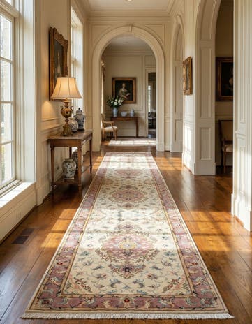 2' 7 x 13' 5 Tabriz Runner Rug