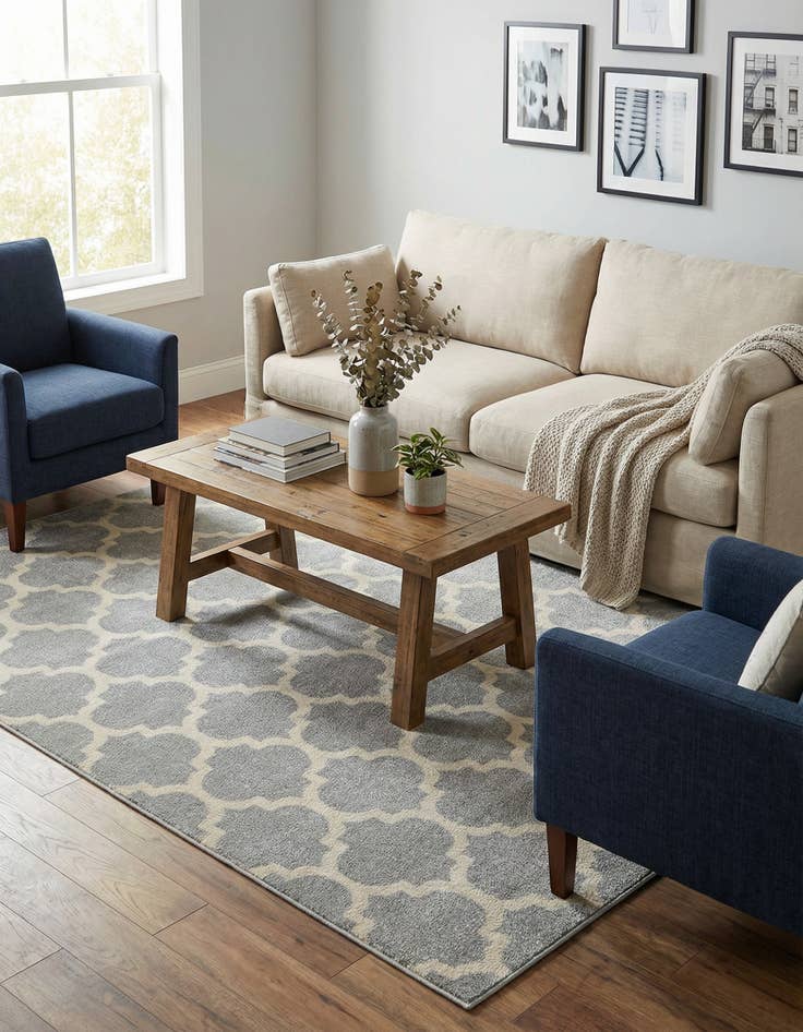 Detail image of  6' x 9' Lattice Rug