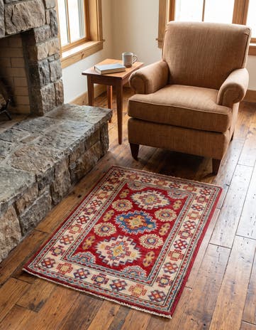 2' 1 x 3' Hand Knotted Kazak Rug