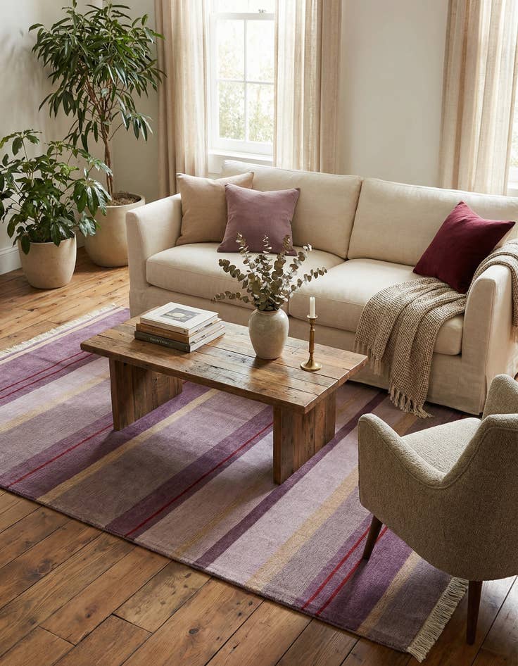 Detail image of  4' 11 x 6' 7  Hand Knotted Darya Wool Rug