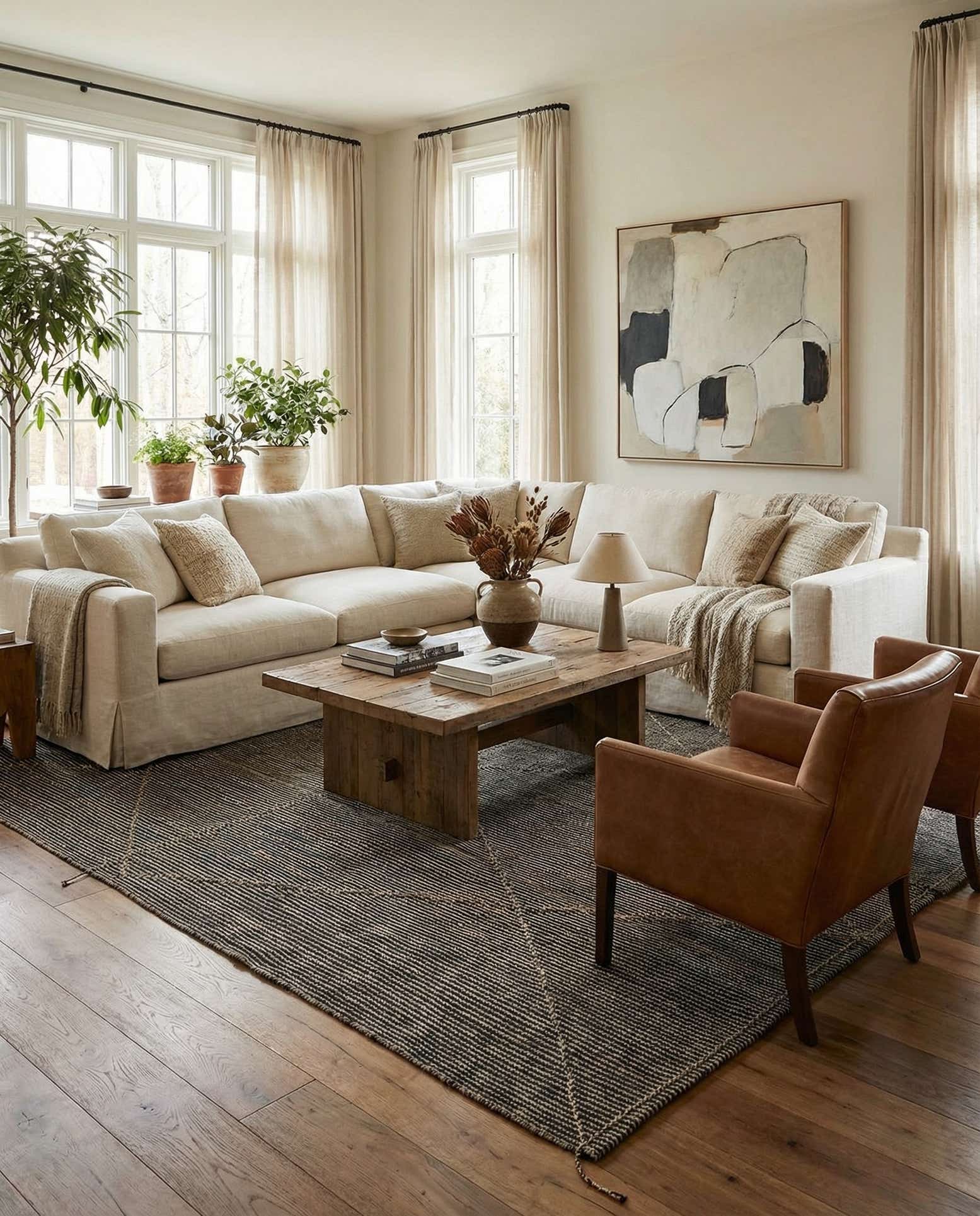 9' 6 x 14' 7 Hand Knotted Moroccan Wool Rug