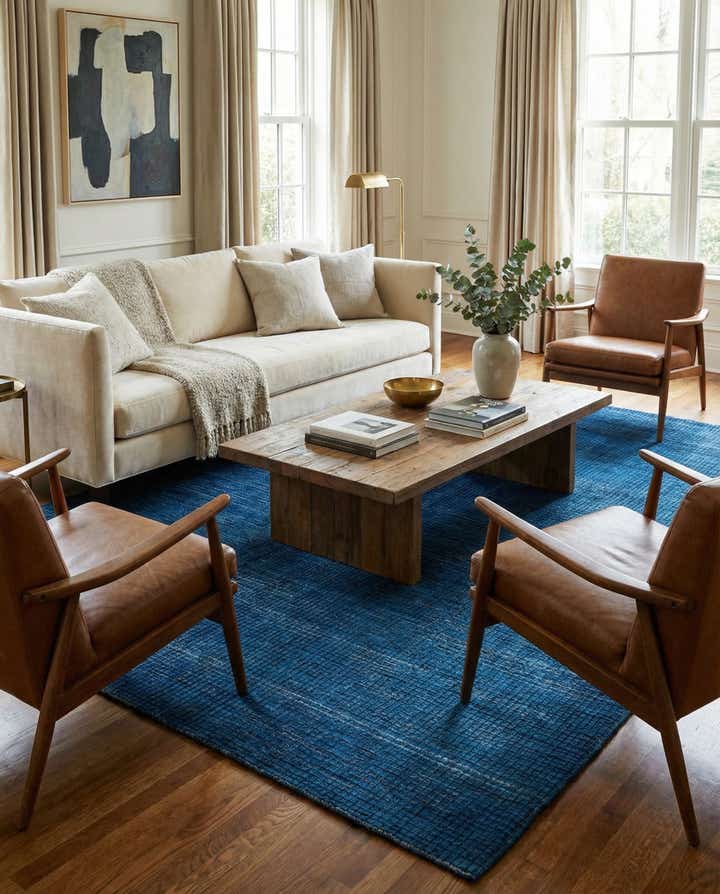 8' 10 x 11' 10 Hand Knotted Darya Wool Rug