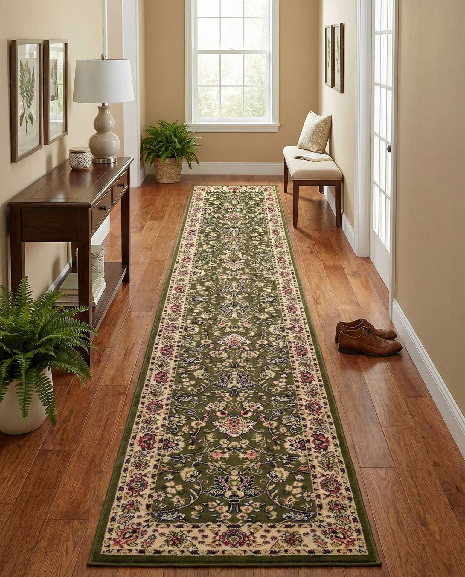 3' x 16' 5 Kashan Design Runner Rug