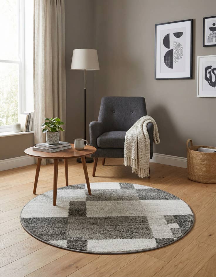 Detail image of  3' x 3' Equinox Round Rug