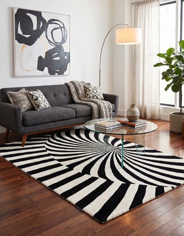 4' x 5' 10 Vortex Wool Rug