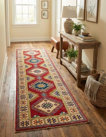 2' 8 x 10' 1 Hand Knotted Kazak Runner Rug