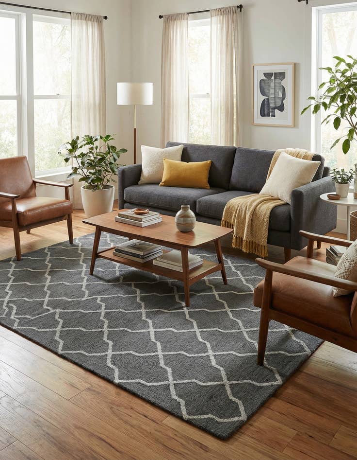 Detail image of 5' 1 x 8' Luna Rug