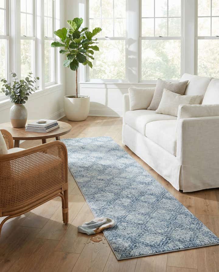 2' 7 x 12' Kamala Washable Runner Rug