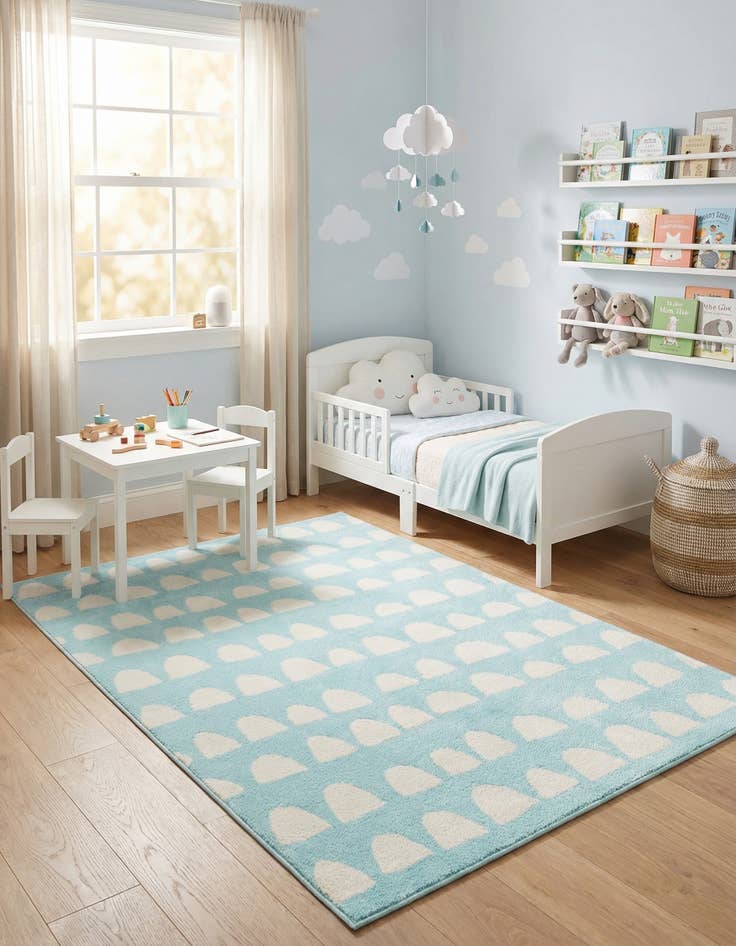 Detail image of  4' x 6' Whimsy Kids Rug