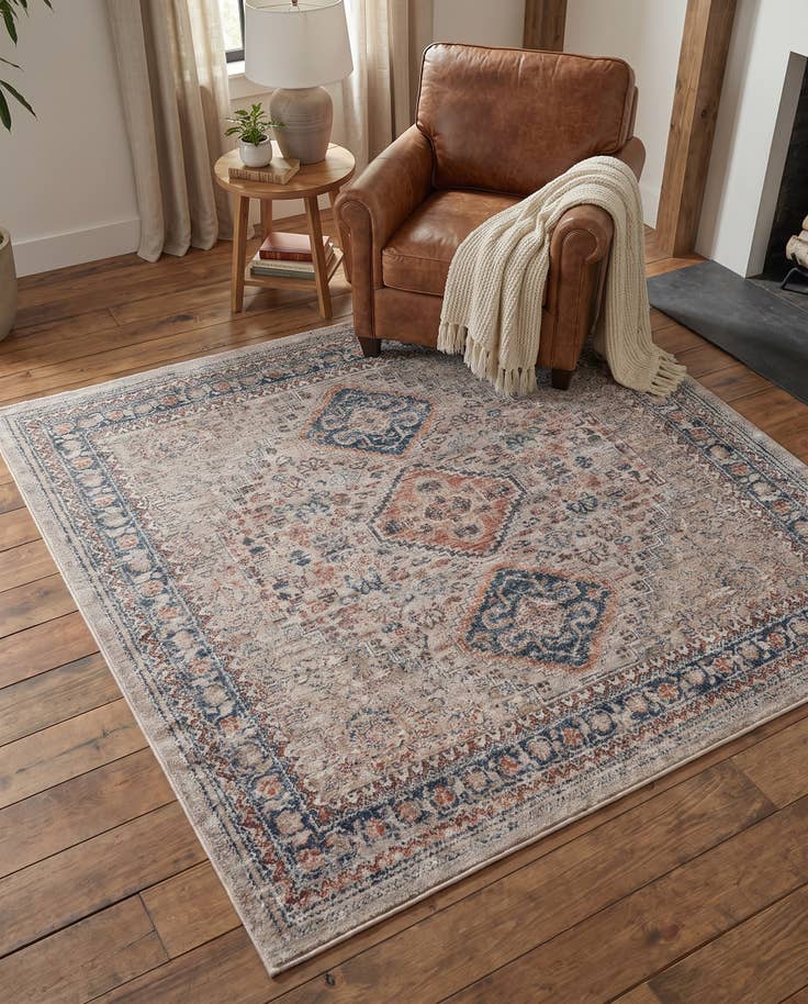 Detail image of 5' 3 x 5' 3 Newport Square Rug