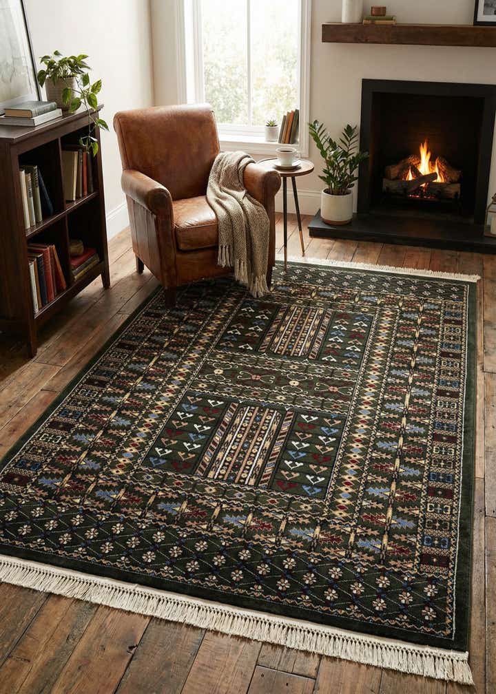 5' 3 x 7' Bokhara Rug