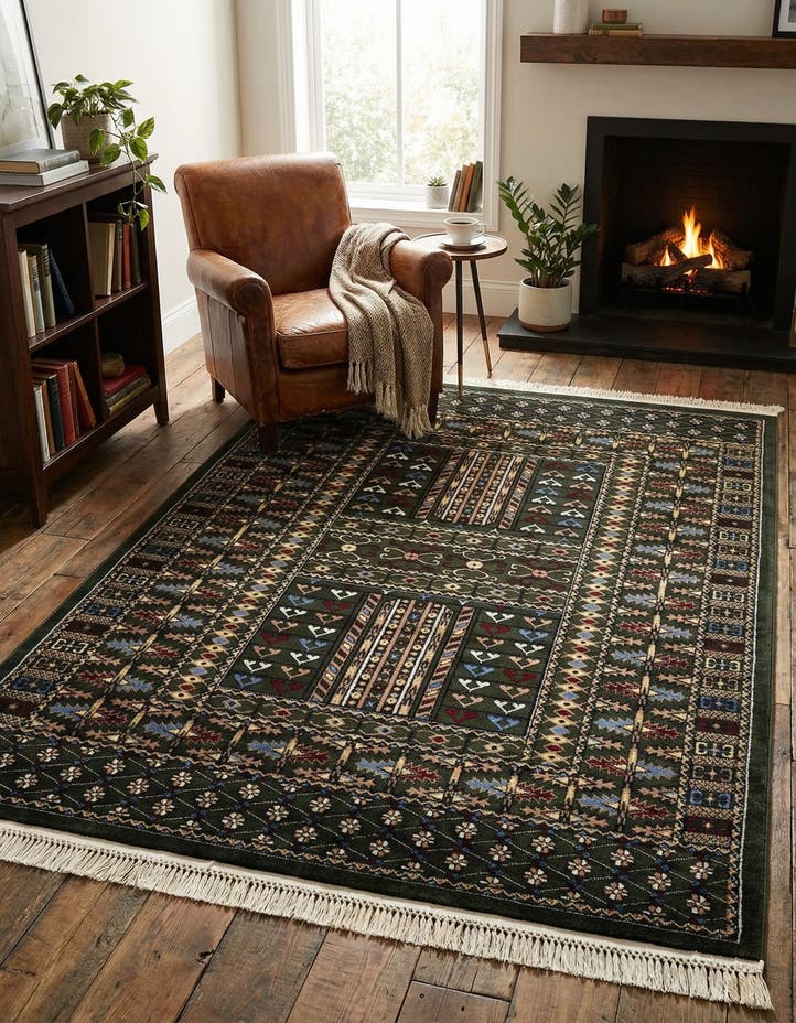 5' 3 x 7' Bokhara Rug
