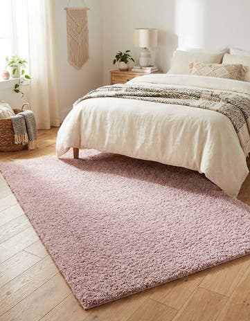 3' 3 x 5' 3 Soft Solid Shag Rug