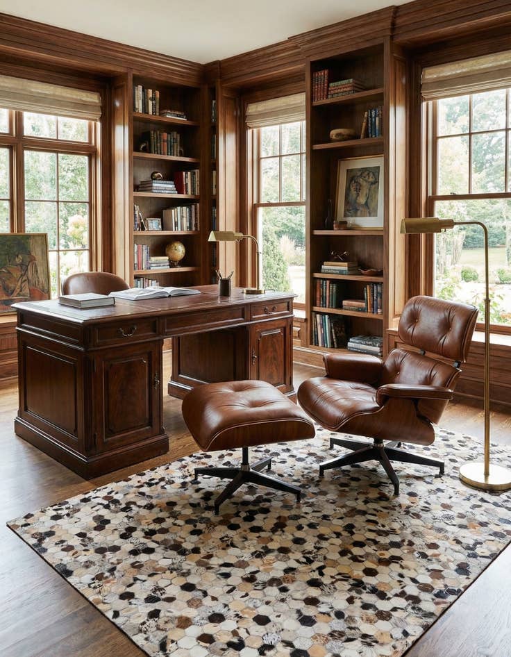 Detail image of  5' x 8' 1 Cowhide Rug