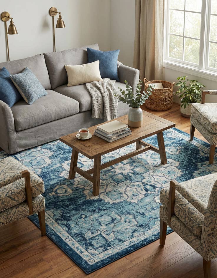 Detail image of 7' 10 x 7' 10 Parker Square Rug