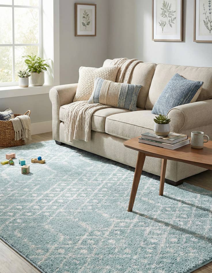 Detail image of  3' 3 x 5' 3 Paxon Trellis Rug