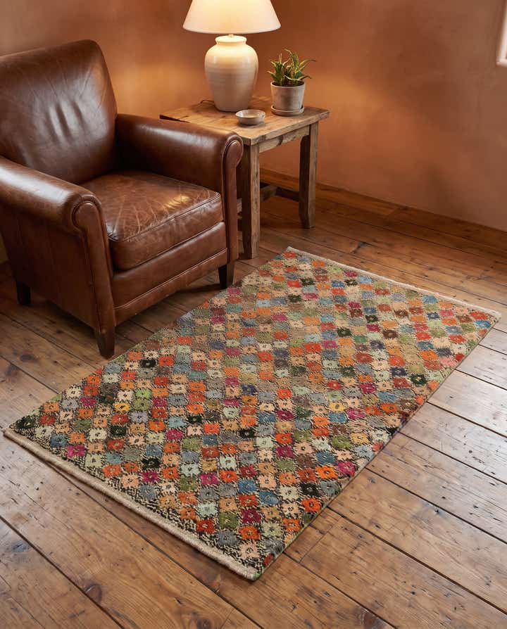 3' 3 x 4' 10 Hand Knotted Balouch Wool Rug