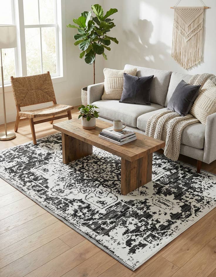 Detail image of  5' x 8'  Washable Vista Breeze Indoor / Outdoor Rug