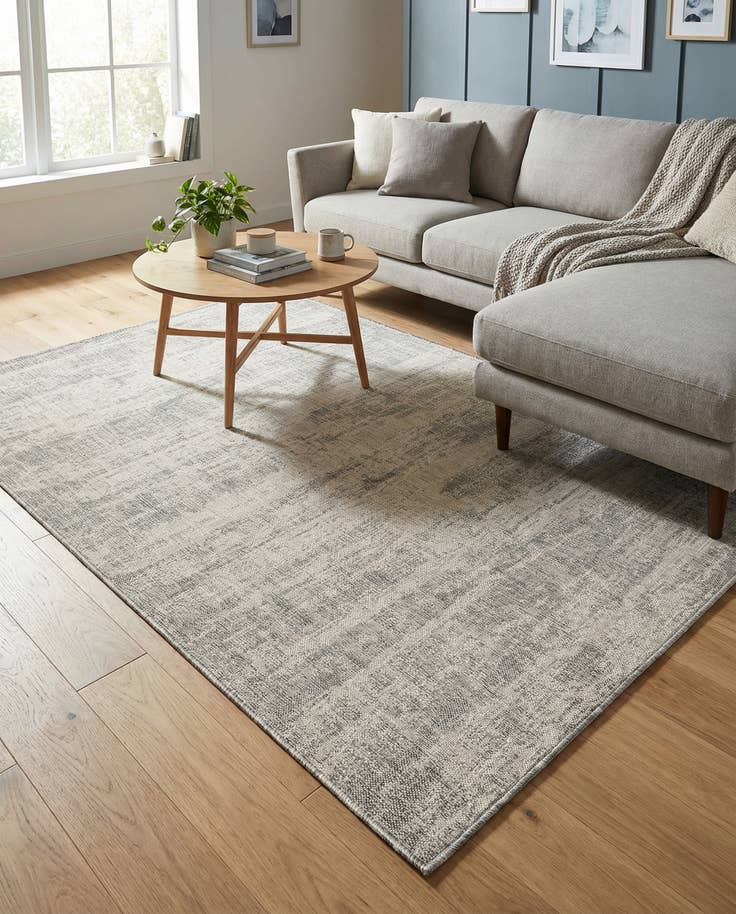 Detail image of 5' 3 x 8' Easy-Clean Modern Indoor / Outdoor Rug