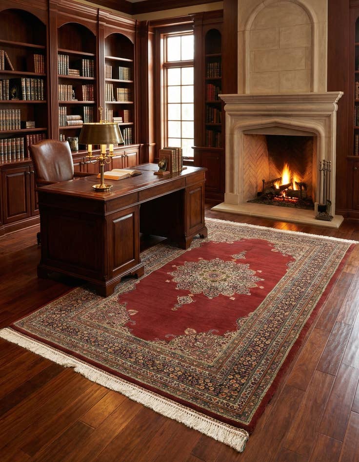 Detail image of 4' x 7' 1 Tabriz Rug