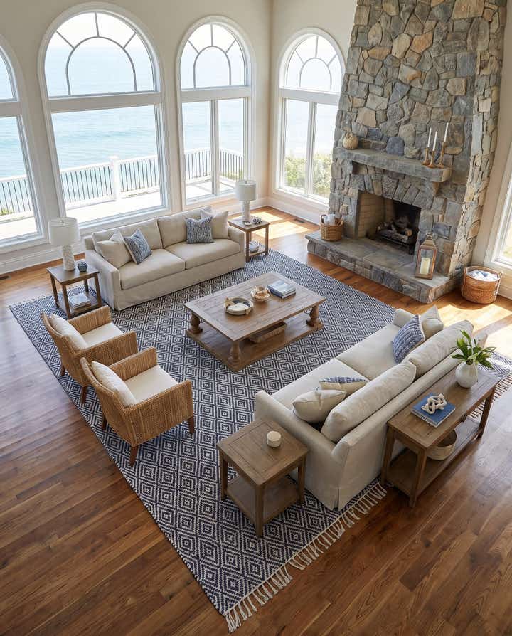 12' x 15' 11 Hand Woven Braided Jute Rug