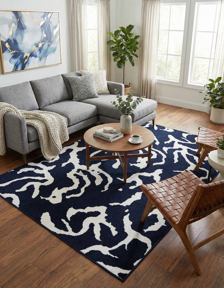 Detail image of  6' x 9'  Washable Sabrina Soto Indoor / Outdoor Rug