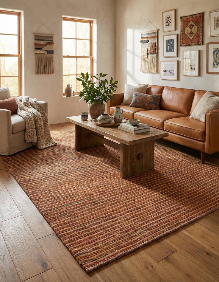 Detail image of  5' x 6' 5  Hand Knotted Kashkuli Gabbeh Wool Rug