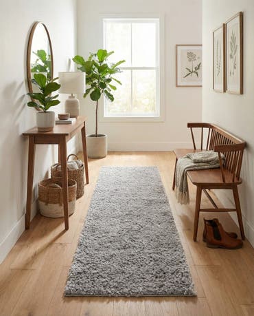  2' 7 x 10' Zermatt Shag Runner Rug