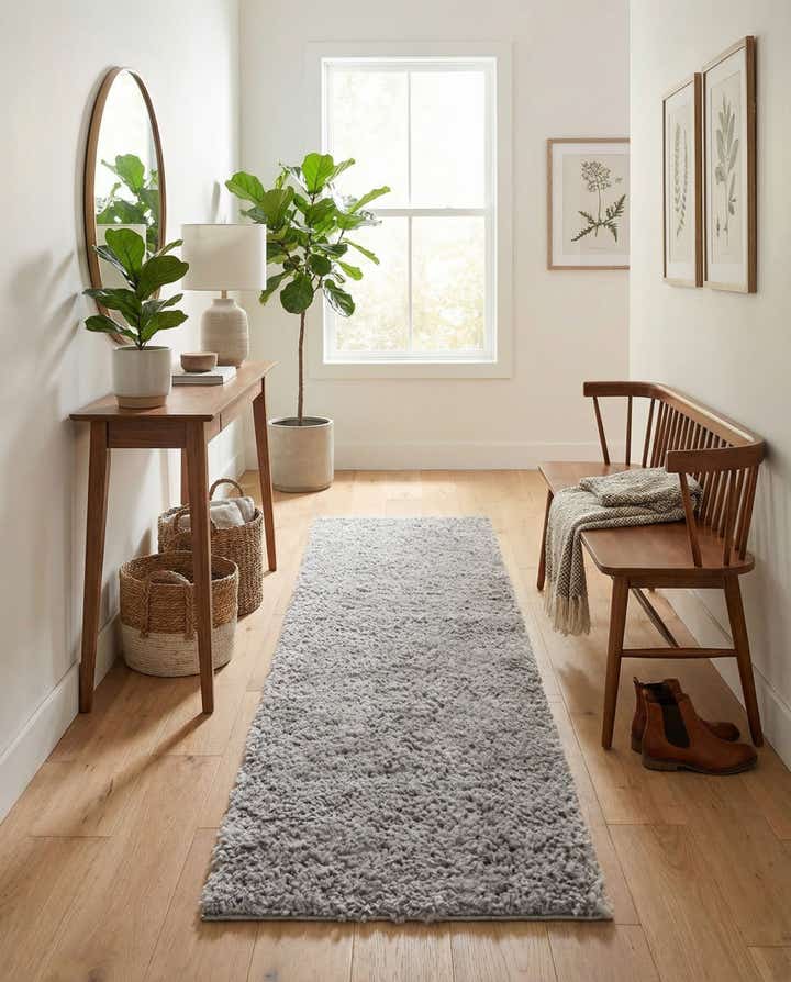 2' 7 x 10' Zermatt Shag Runner Rug
