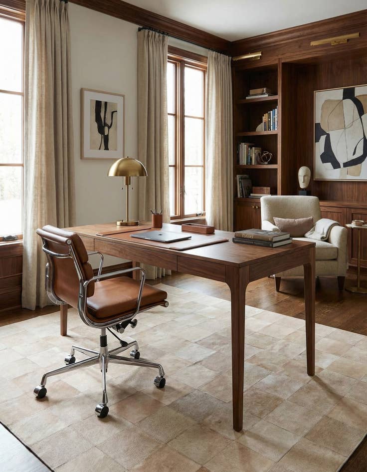 Detail image of 5' 1 x 8' Cowhide Rug