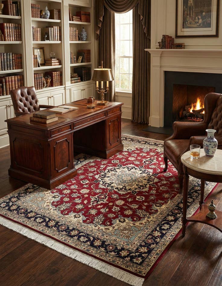 Detail image of 5' x 6' 9 Tabriz Rug