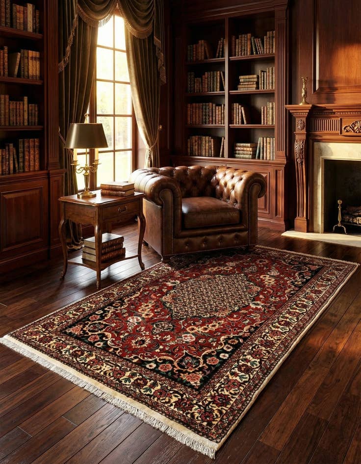 Detail image of 3' x 5' 6 Bidjar Wool Rug