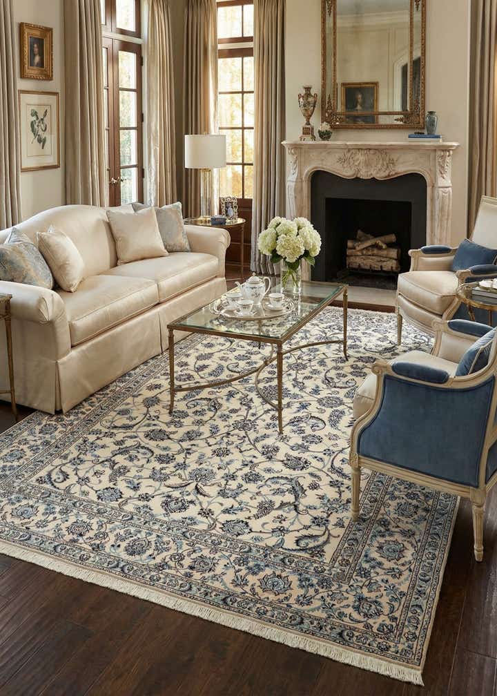 6' 9 x 9' 10 Nain Rug