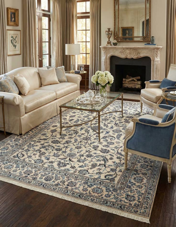 Detail image of 6' 9 x 9' 10 Nain Rug