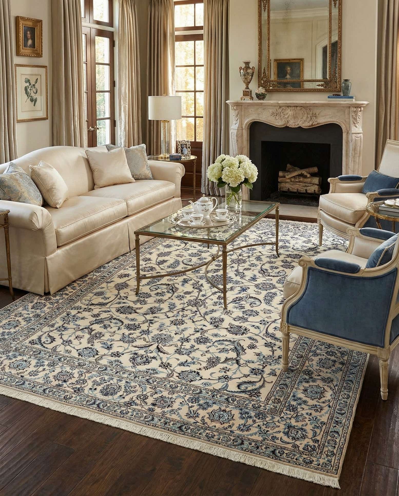 6' 9 x 9' 10 Nain Rug