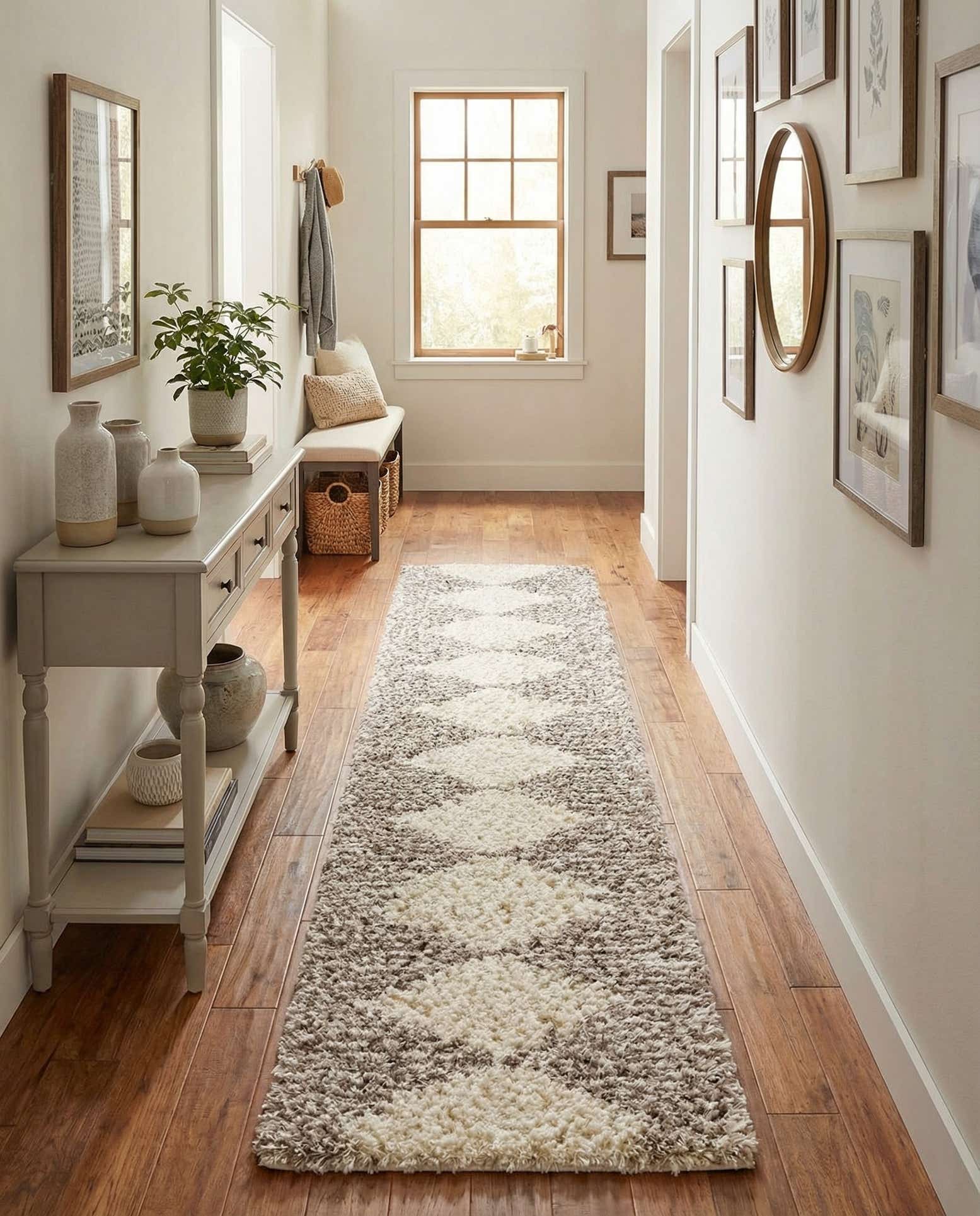 2' 7 x 12' Infinity Shag Runner Rug