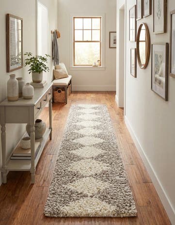 2' 7 x 12' Infinity Shag Runner Rug
