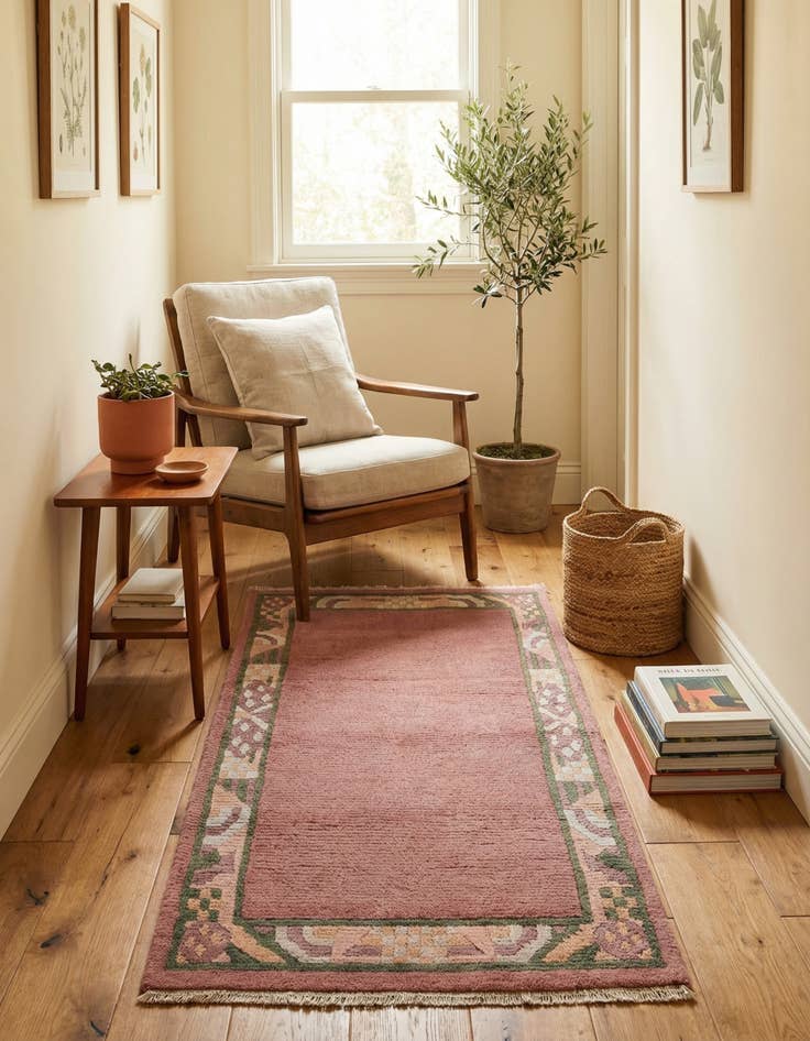 Detail image of  2' 6 x 4' 9  Hand Knotted Nepal Wool Rug