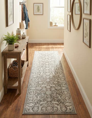 Gray Uptown Central Park Runner Rug